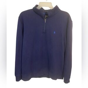Men's Blue Half-Zip Sweater